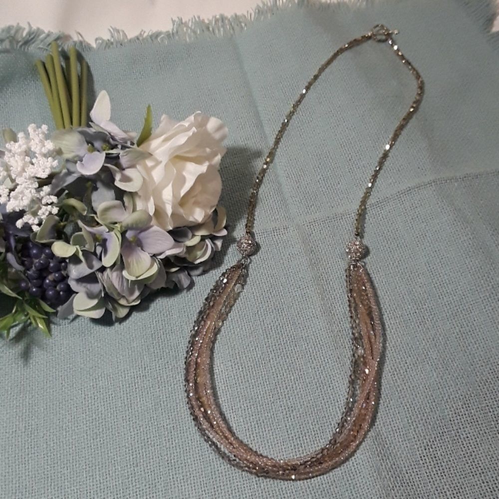 Long beaded necklace